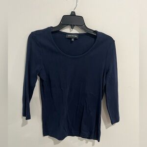 Jones New York 3/4 sleeve scoop neck top